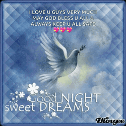 I Love You And God Bless Good Night GIF
