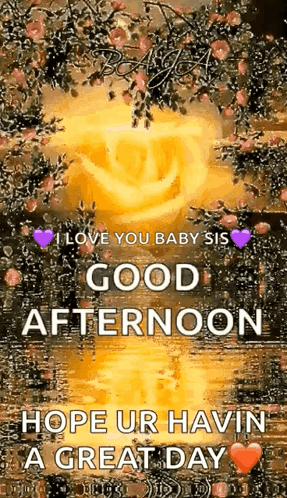 I Love You Baby Sister Good Afternoon GIF