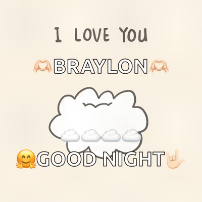 I Love You Braylon Card GIF