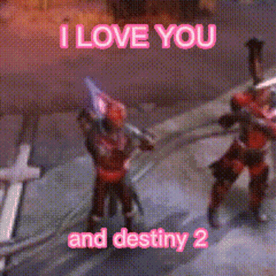 I Love You Destiny 2 Video Game Screenshot GIF