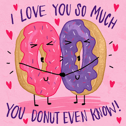 I Love You Donut