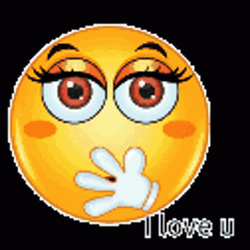 I Love You Flying Kiss Emoji