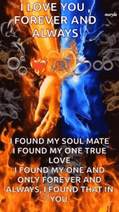 I Love You Forever And Always Soul Mate One True Love GIF