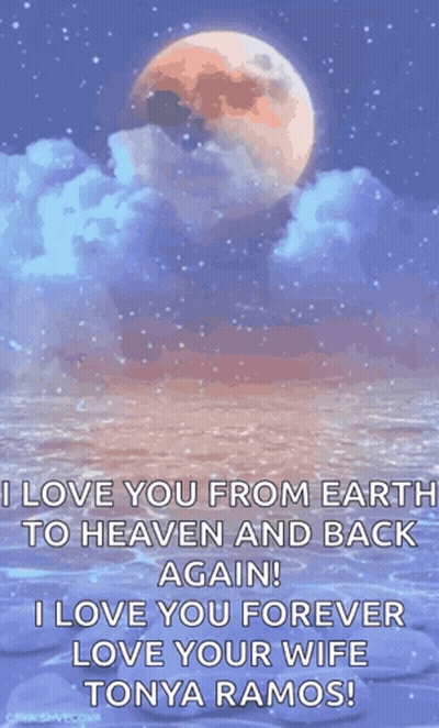 I Love You From Earth To Heaven And Back Again ! GIF