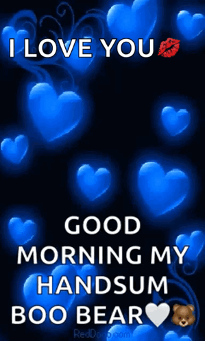 I Love You Good Morning Boo Bear GIF