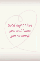 I Love You Good Night Digital Text GIF