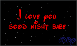 I Love You Good Night Glittery Night GIF