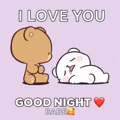 I Love You Good Night Sweet Dreams Kisses Hugs GIF