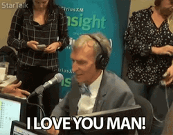 I Love You Man Bill Nye GIF