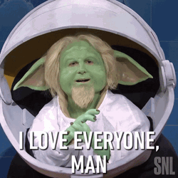 I Love You Man Yoda Meme SNL GIF