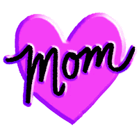 I Love You Mom Heart Beat GIF