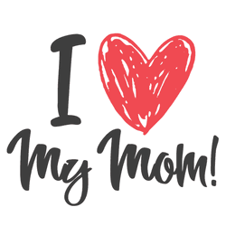 I Love You Mom My Mom Heart Love GIF