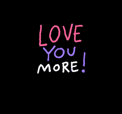 I Love You More Cat Graphic Art GIF