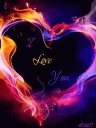 I Love You Moving Heart GIF