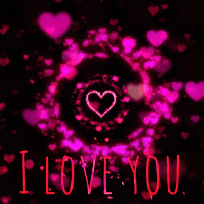 I Love You Poster With Heart