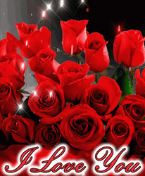 I Love You Red Roses GIF