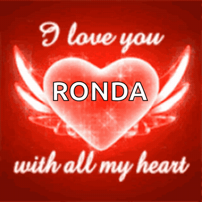 I Love You Ronda GIF