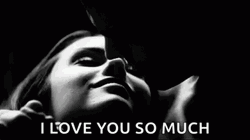 I Love You So Much Couple Kissing GIF