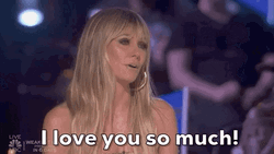 I Love You So Much Heidi Klum GIF