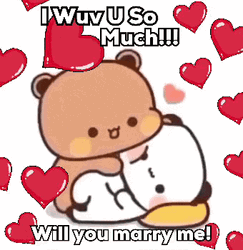 I Love You So Much Marry Me GIF
