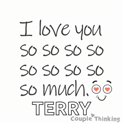 I Love You So Much Terry Couple GIF