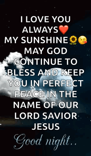 I Love You Sunshine Blessings GIF