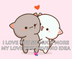 I Love You This Much Mochi Smooching GIF