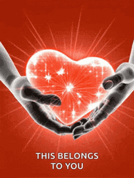 I Love You This Much Shimmering Heart GIF