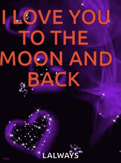 I Love You To The Moon And Back GIF