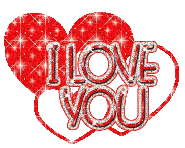 I Love You With Two Hearts Sticker