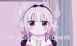 I'm A Disappointment Kanna Kamui Miss Kobayashi's Dragon Maid  GIF