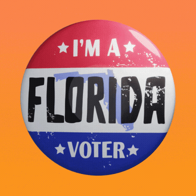 I'm A Florida Voter Button GIF