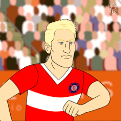 I'm A Soccer Man And I'm Feeling My Back Pain GIF