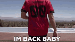 I'm Back Baby Man Sipping Coffee GIF