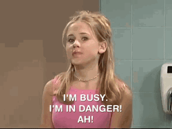 I'm Busy Im In Danger GIF