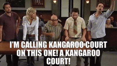 I'm Calling Kangaroo Court On This One GIF