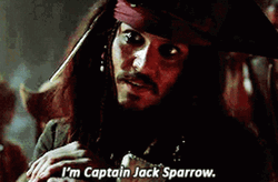 I'm Captain Jack Sparrow GIF