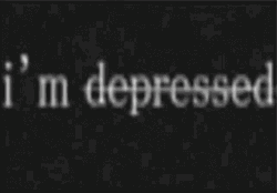I'm Depressed I'm Fine Quote GIF