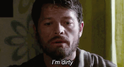 I'm Dirty Castiel Supernaturals GIF