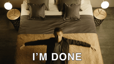 I'm Done Today I Need Bedtime GIF