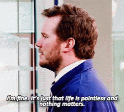 I'm Fine Andy Dwyer GIF