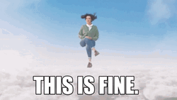 I'm Fine Falling From The Sky GIF
