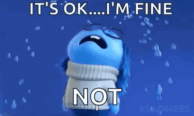 I'm Fine Not GIF