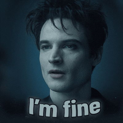 I'm Fine Text GIF