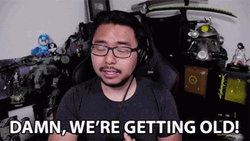 I'm Getting Too Old For This Shaking Head GIF