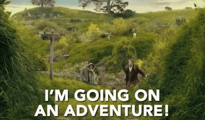 I'm Going On An Adventure Movie Scene GIF