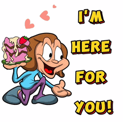 I'm Here For You Mobile Animation GIF