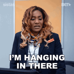 I'm Holding On In There Danni King GIF