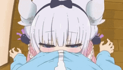 I'm Hungry Kanna Looks GIF
