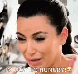 I'm Hungry Kardashian Kim Crying GIF